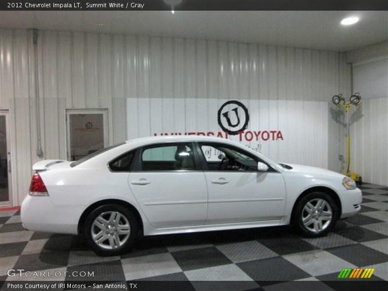 Summit White / Gray 2012 Chevrolet Impala LT