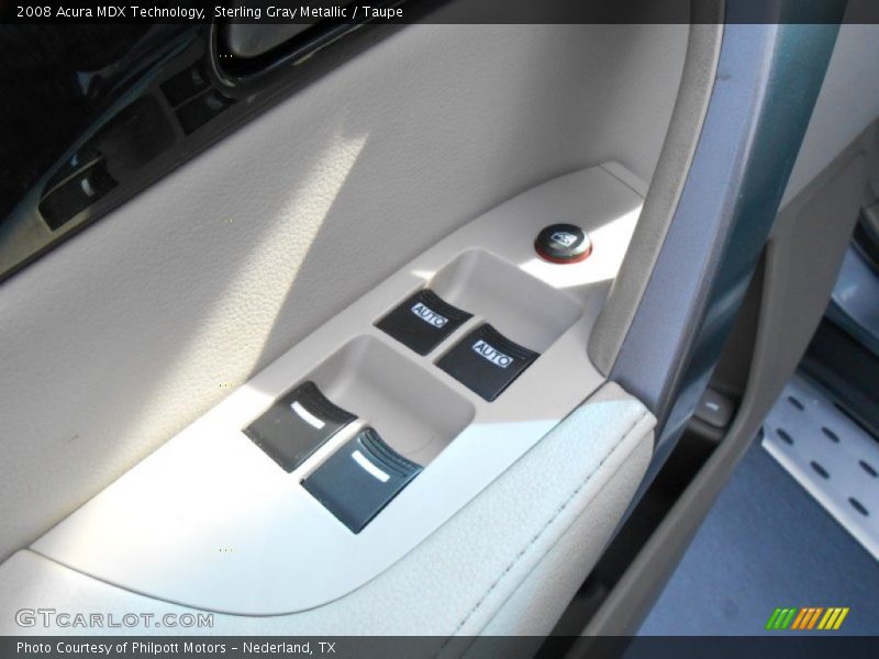 Sterling Gray Metallic / Taupe 2008 Acura MDX Technology