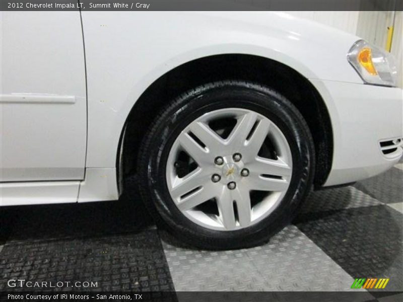 Summit White / Gray 2012 Chevrolet Impala LT