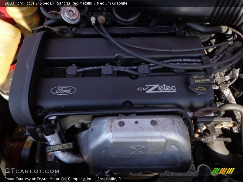 2003 Focus ZTS Sedan Engine - 2.0L DOHC 16V Zetec 4 Cylinder