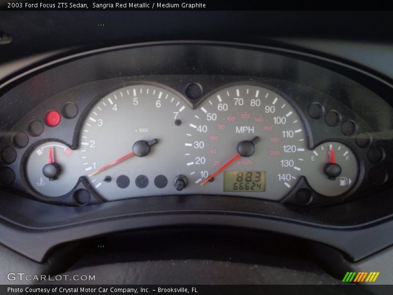  2003 Focus ZTS Sedan ZTS Sedan Gauges