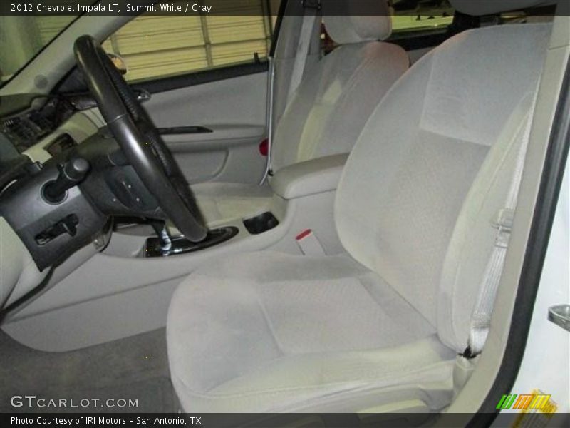 Summit White / Gray 2012 Chevrolet Impala LT