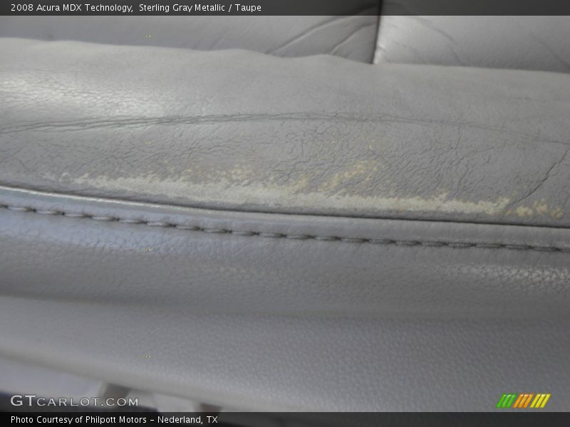 Sterling Gray Metallic / Taupe 2008 Acura MDX Technology