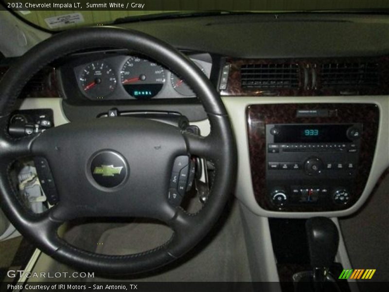 Summit White / Gray 2012 Chevrolet Impala LT
