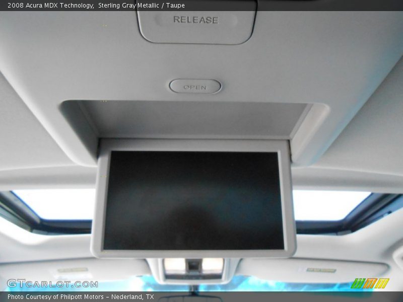 Sterling Gray Metallic / Taupe 2008 Acura MDX Technology