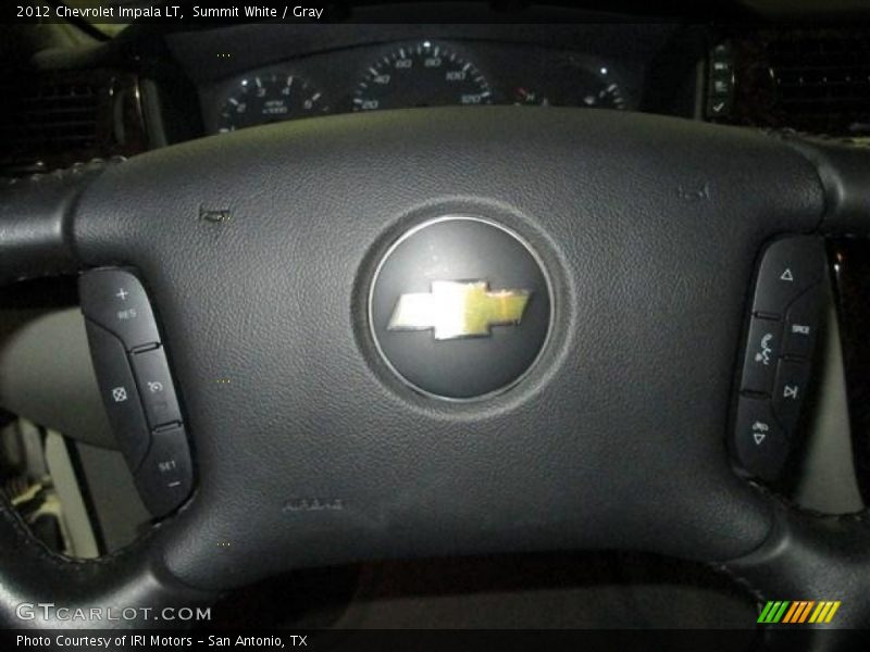 Summit White / Gray 2012 Chevrolet Impala LT
