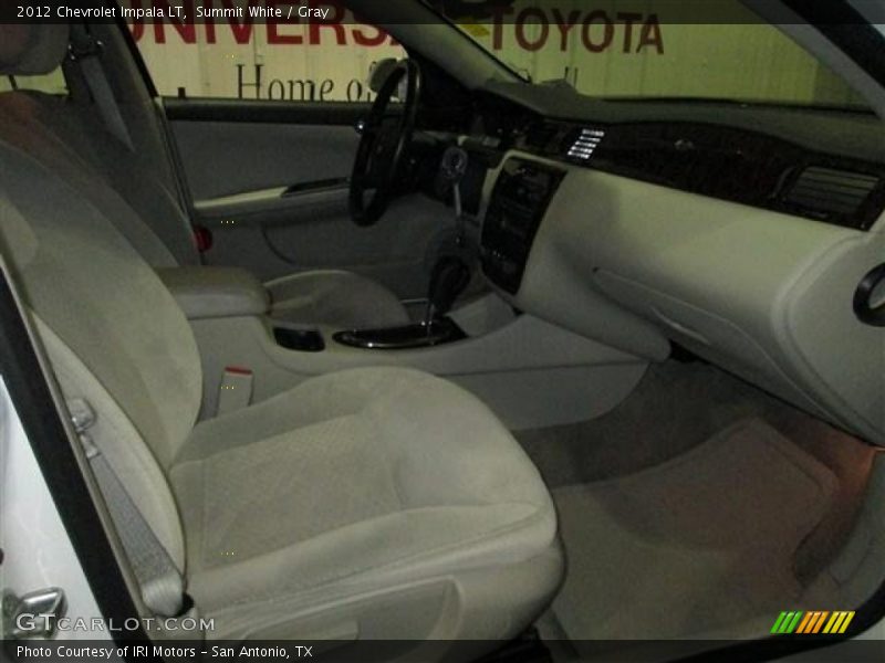 Summit White / Gray 2012 Chevrolet Impala LT