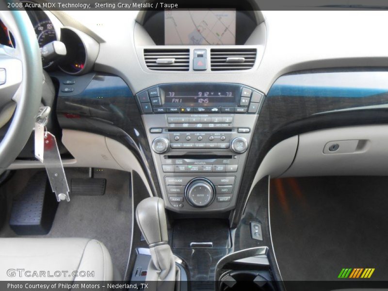 Sterling Gray Metallic / Taupe 2008 Acura MDX Technology