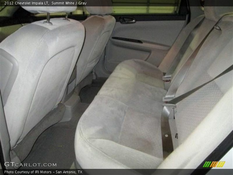Summit White / Gray 2012 Chevrolet Impala LT