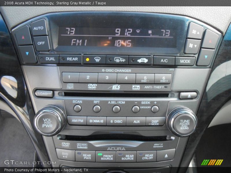 Sterling Gray Metallic / Taupe 2008 Acura MDX Technology