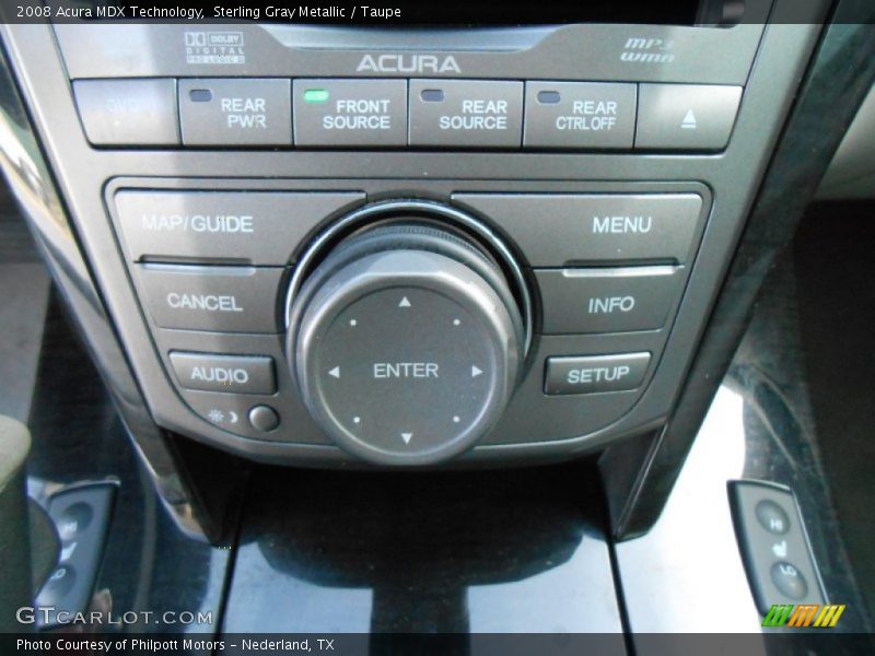 Sterling Gray Metallic / Taupe 2008 Acura MDX Technology