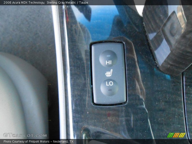 Sterling Gray Metallic / Taupe 2008 Acura MDX Technology