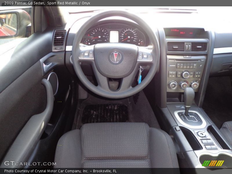 Sport Red Metallic / Onyx 2009 Pontiac G8 Sedan