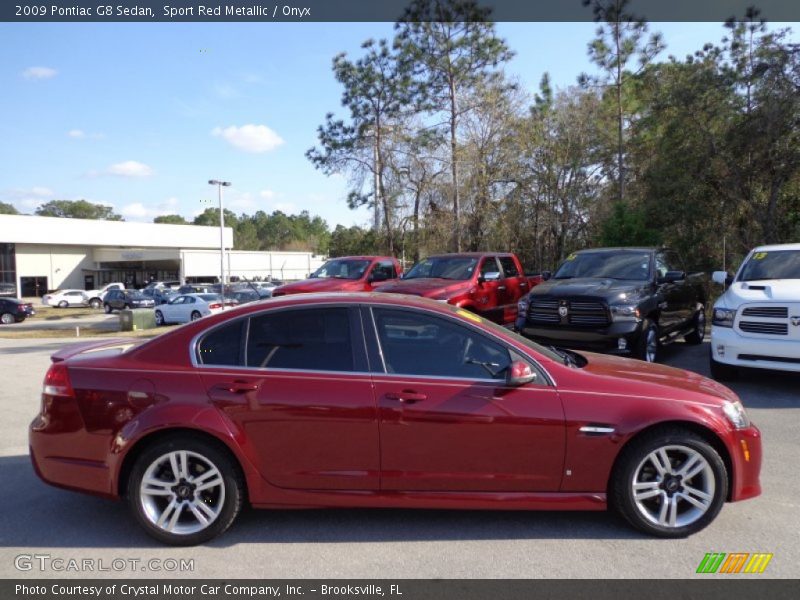  2009 G8 Sedan Sport Red Metallic