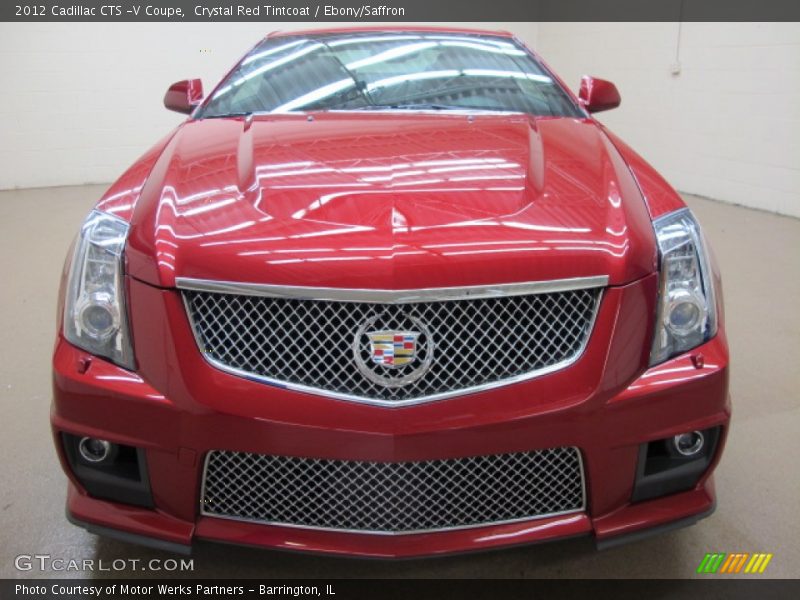 Crystal Red Tintcoat / Ebony/Saffron 2012 Cadillac CTS -V Coupe