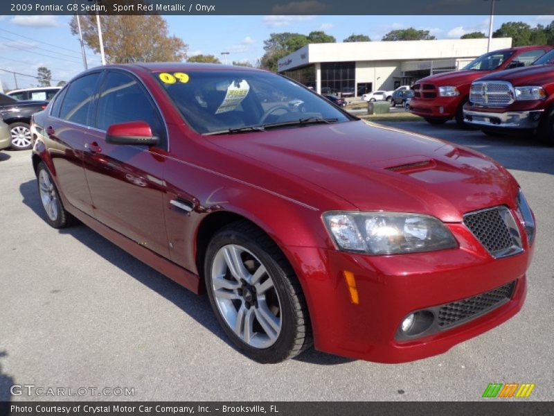 Front 3/4 View of 2009 G8 Sedan