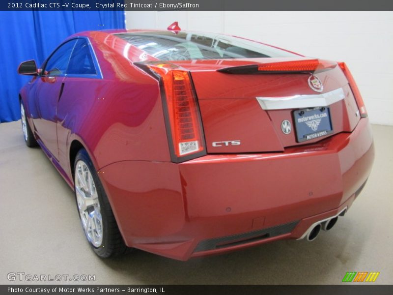 Crystal Red Tintcoat / Ebony/Saffron 2012 Cadillac CTS -V Coupe