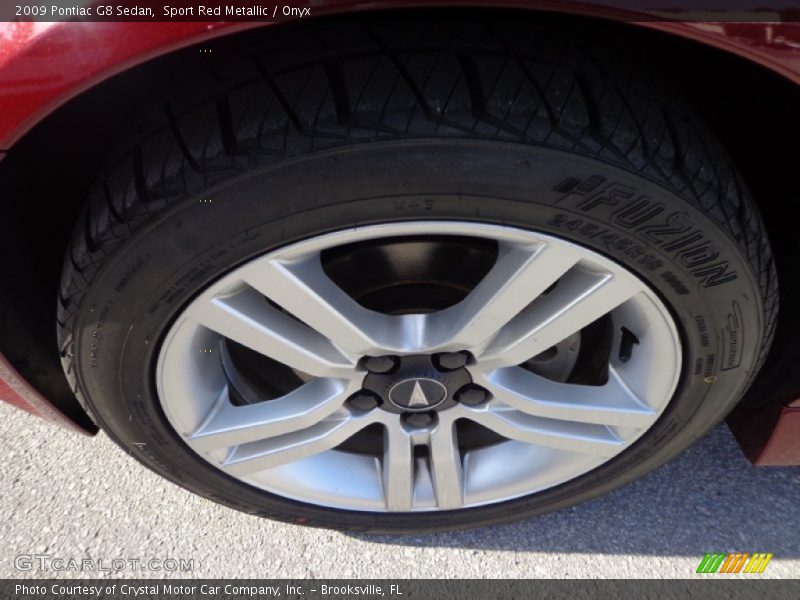 Sport Red Metallic / Onyx 2009 Pontiac G8 Sedan