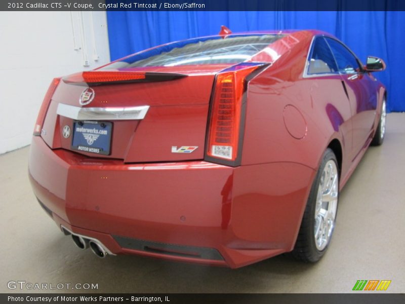 Crystal Red Tintcoat / Ebony/Saffron 2012 Cadillac CTS -V Coupe