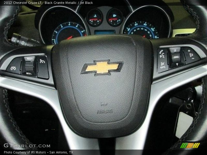 Black Granite Metallic / Jet Black 2012 Chevrolet Cruze LT