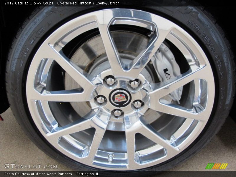 Crystal Red Tintcoat / Ebony/Saffron 2012 Cadillac CTS -V Coupe