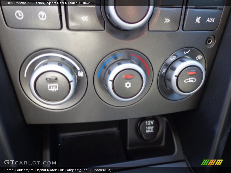 Controls of 2009 G8 Sedan