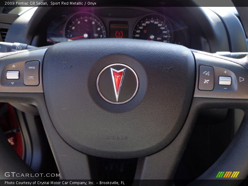 Sport Red Metallic / Onyx 2009 Pontiac G8 Sedan