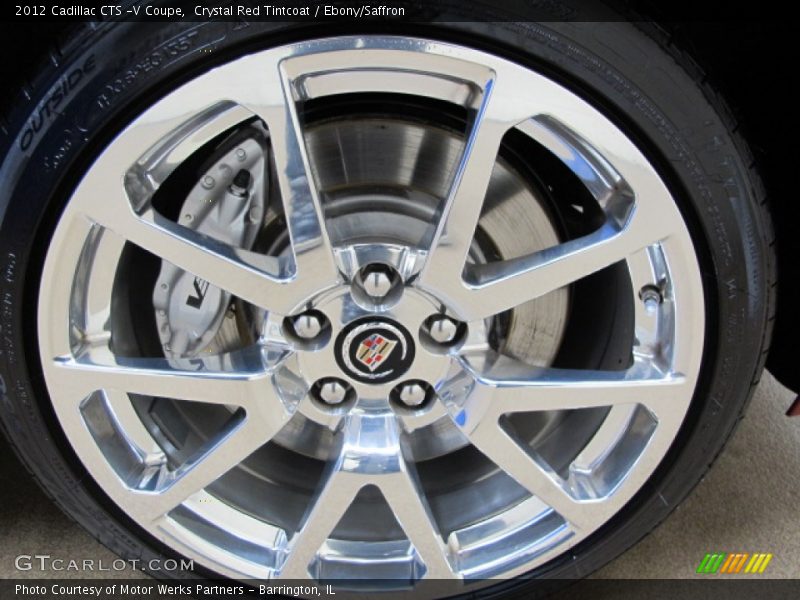 Crystal Red Tintcoat / Ebony/Saffron 2012 Cadillac CTS -V Coupe