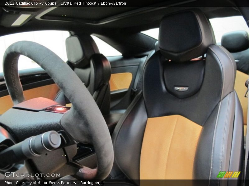 Front Seat of 2012 CTS -V Coupe