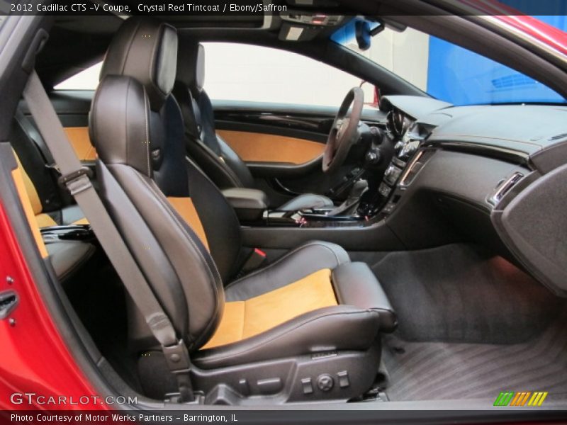 Front Seat of 2012 CTS -V Coupe