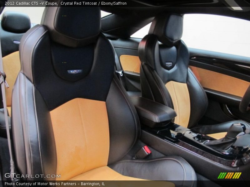 Crystal Red Tintcoat / Ebony/Saffron 2012 Cadillac CTS -V Coupe