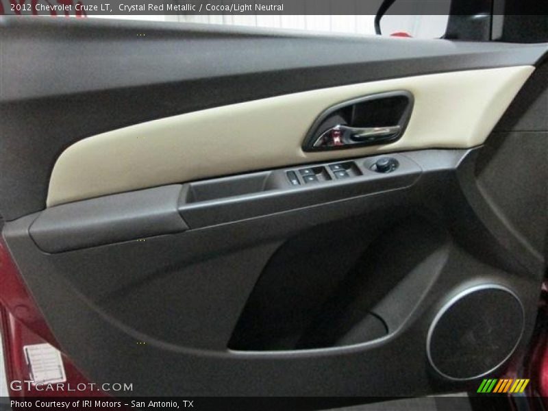 Crystal Red Metallic / Cocoa/Light Neutral 2012 Chevrolet Cruze LT