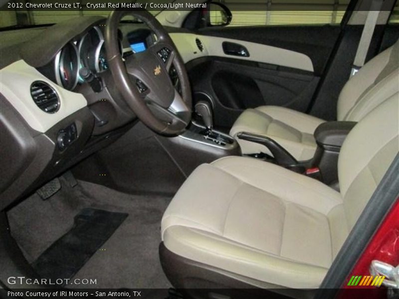Crystal Red Metallic / Cocoa/Light Neutral 2012 Chevrolet Cruze LT