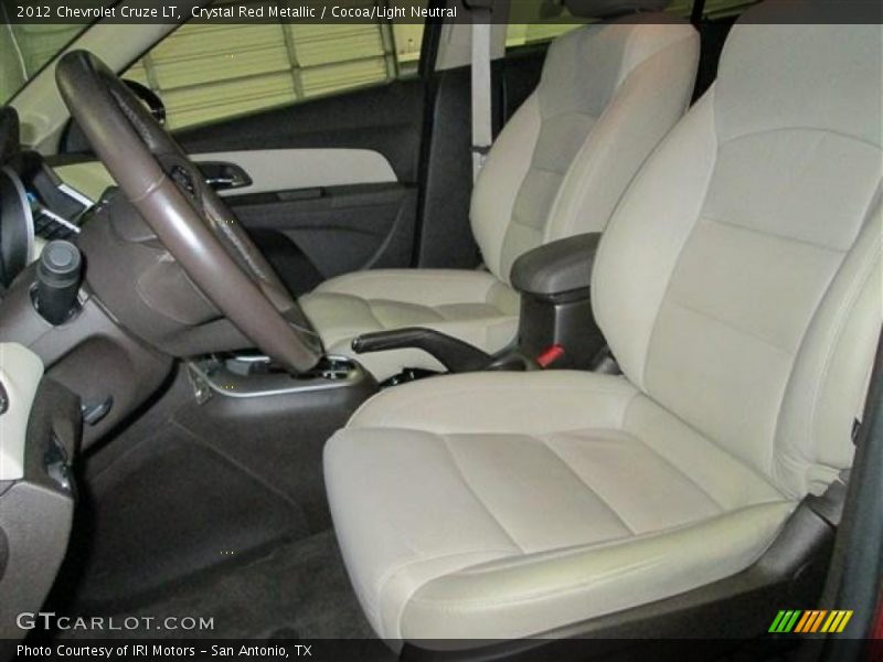 Crystal Red Metallic / Cocoa/Light Neutral 2012 Chevrolet Cruze LT