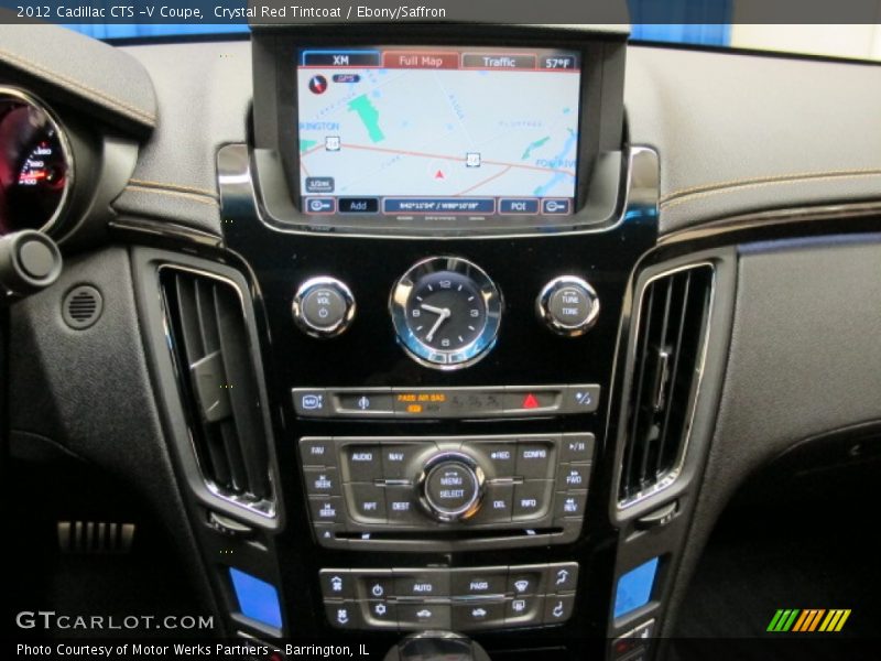 Crystal Red Tintcoat / Ebony/Saffron 2012 Cadillac CTS -V Coupe