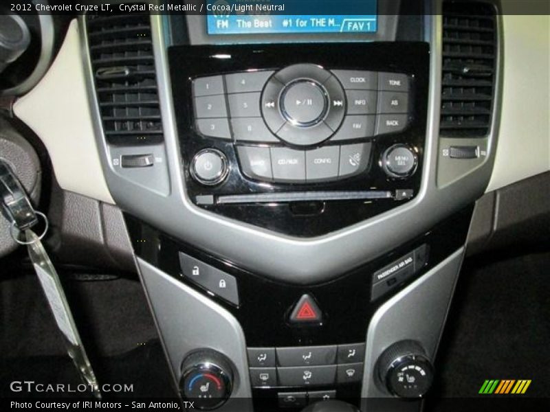 Crystal Red Metallic / Cocoa/Light Neutral 2012 Chevrolet Cruze LT