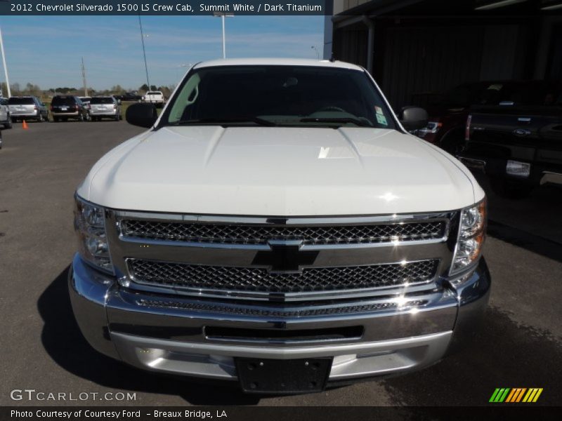 Summit White / Dark Titanium 2012 Chevrolet Silverado 1500 LS Crew Cab