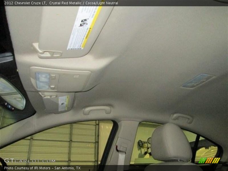 Crystal Red Metallic / Cocoa/Light Neutral 2012 Chevrolet Cruze LT