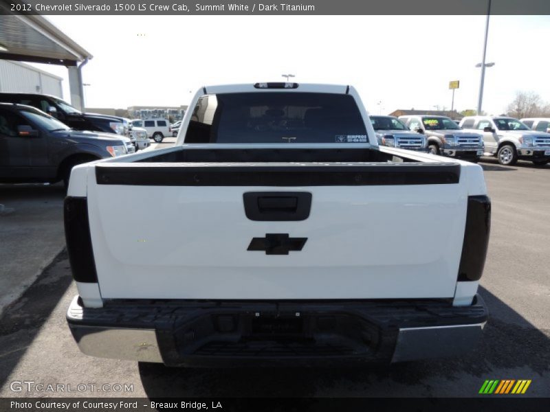 Summit White / Dark Titanium 2012 Chevrolet Silverado 1500 LS Crew Cab