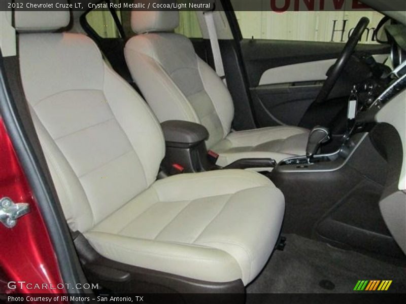 Crystal Red Metallic / Cocoa/Light Neutral 2012 Chevrolet Cruze LT