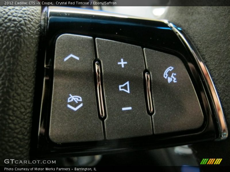 Crystal Red Tintcoat / Ebony/Saffron 2012 Cadillac CTS -V Coupe