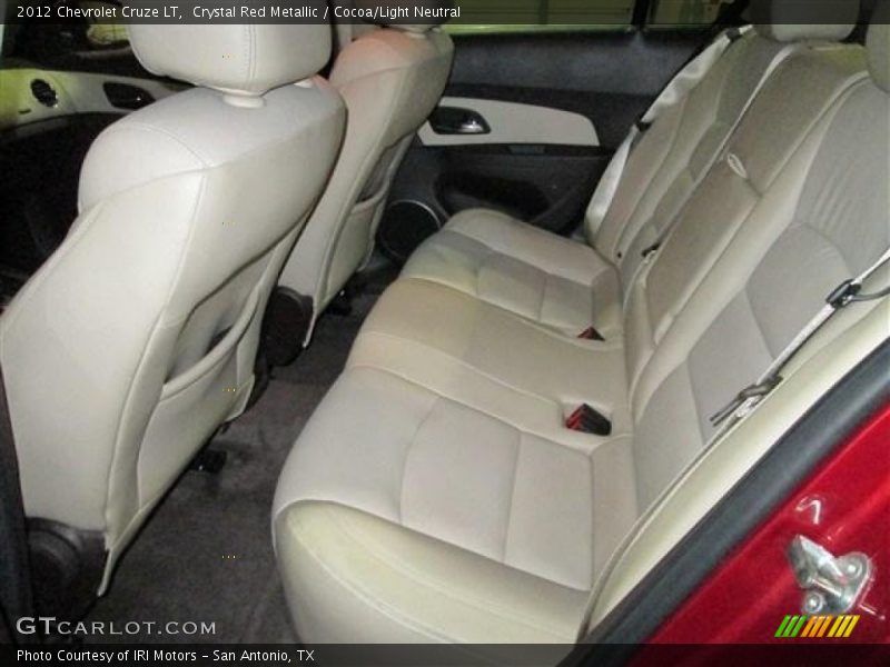 Crystal Red Metallic / Cocoa/Light Neutral 2012 Chevrolet Cruze LT