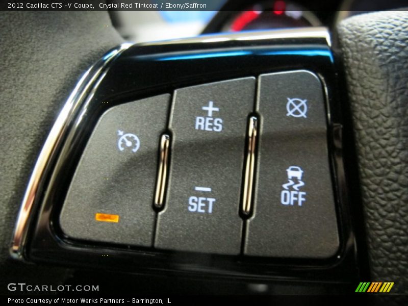 Crystal Red Tintcoat / Ebony/Saffron 2012 Cadillac CTS -V Coupe