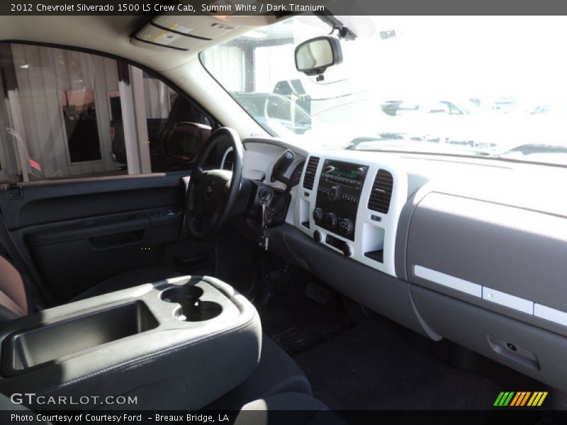 Summit White / Dark Titanium 2012 Chevrolet Silverado 1500 LS Crew Cab