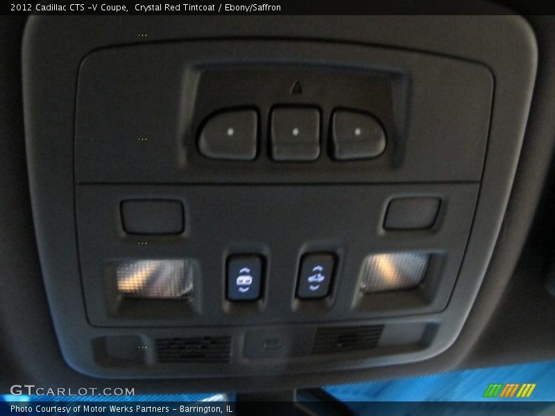 Crystal Red Tintcoat / Ebony/Saffron 2012 Cadillac CTS -V Coupe