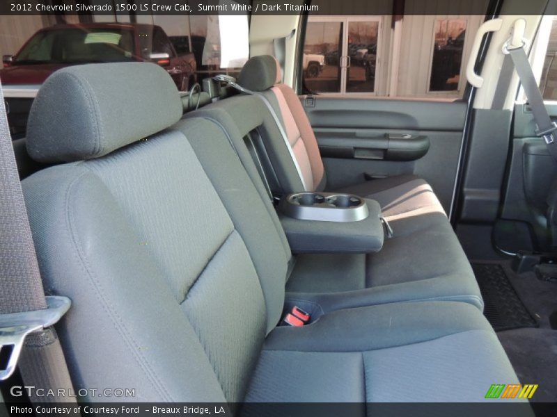 Summit White / Dark Titanium 2012 Chevrolet Silverado 1500 LS Crew Cab