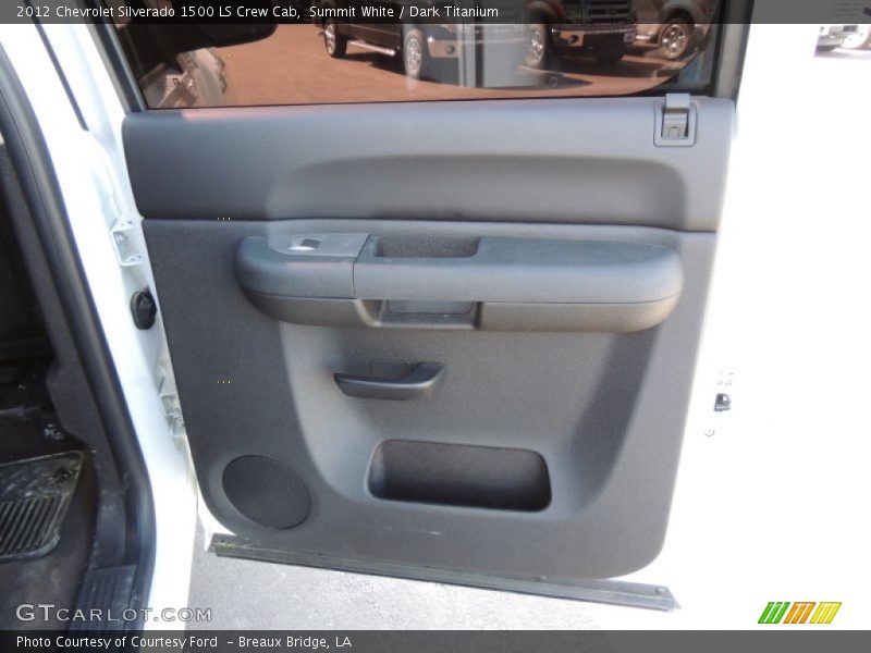Summit White / Dark Titanium 2012 Chevrolet Silverado 1500 LS Crew Cab