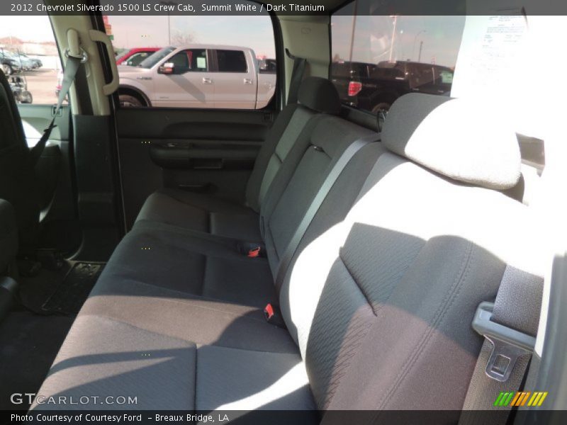 Summit White / Dark Titanium 2012 Chevrolet Silverado 1500 LS Crew Cab