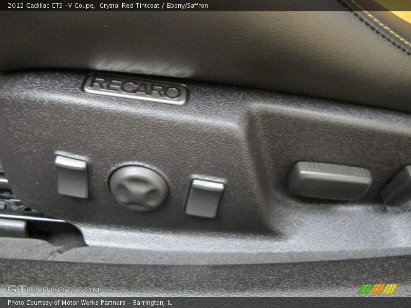 Crystal Red Tintcoat / Ebony/Saffron 2012 Cadillac CTS -V Coupe