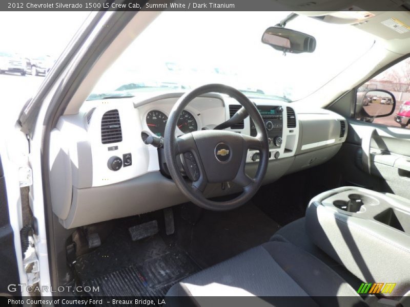 Dark Titanium Interior - 2012 Silverado 1500 LS Crew Cab 